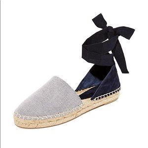 VINCE Navy Raelin Espadrille Size 7 NEW
